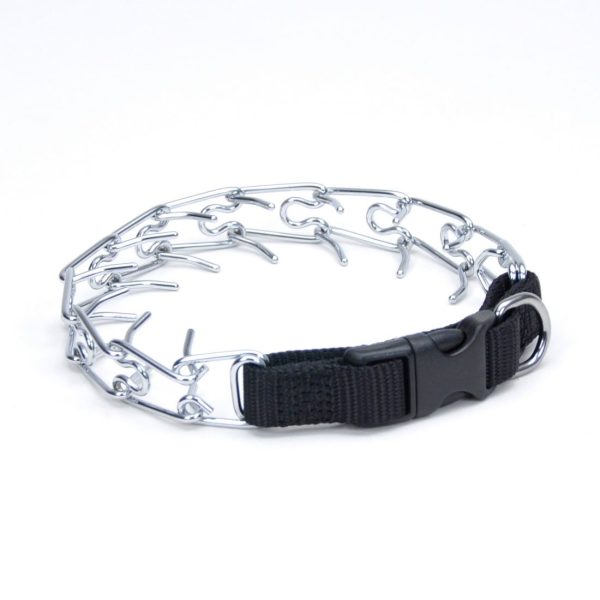 Coastal - Titan - Easy-On Dog Prong Training Collar with Buckle  Black  2.0 mm x 14 - Image 2