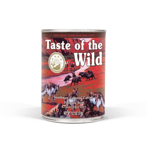 Taste of the Wild Southwest Canyon Grain-Free Wet Canned Dog Food with Wild Boar 13.2oz, Case of 12 - Image 6