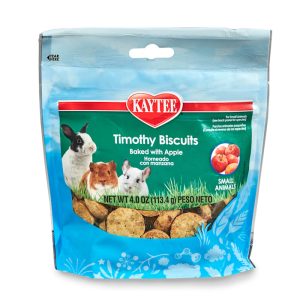 Kaytee Timothy Biscuit Treat with Apple for Dental Health: Nutritious Chew for Small Pets
