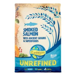 Earthborn Holistic Unrefined Salmon with Ancient Grains Dry Dog Food  25 lb
