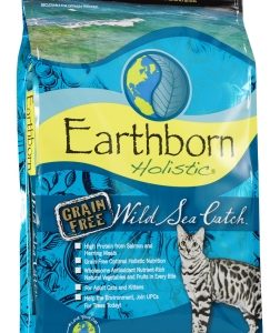 Earthborn Holistic Grain-Free Wild Sea Catch Salmon & Herring Natural Dry Cat Food, 14 lb