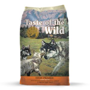 Taste of the Wild High Prairie Grain-Free Dry Puppy Food with Roasted Venison & Bison 15lb