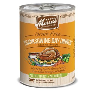 MERRICK PET FOOD MD GRAIN FREE THANKSGIVING DAY DINNER 12/13 OZ