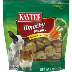 Kaytee Timothy Biscuits Baked Carrot Small Animal Food  4 Oz