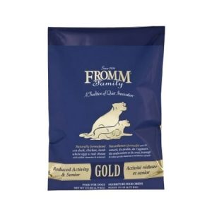 Fromm Reduced Activity Senior Gold Premium Dog Food - Senior Dry Dog Food for Medium & Small Breeds - Chicken Recipe - 15 lb 15 Pound (Pack of 1)