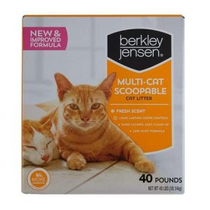 Pestell Pet - Cat Easy Clean Scoopable Cat Litter  Multi