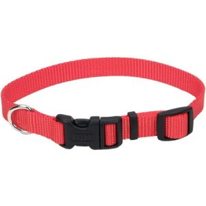 Coastal Pet Tuff Side Release Adjustable Dog Collar  Red  14-20 Inch
