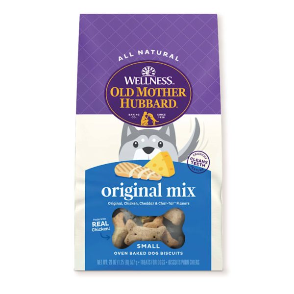 Old Mother Hubbard by Wellness Classic Original Mix Natural Small Biscuits Dog Treats  20 oz bag