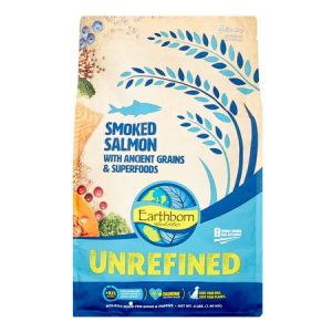 Earthborn Holistic Unrefined Salmon with Ancient Grains Dry Dog Food  4 lb