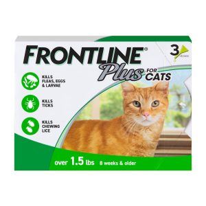 FRONTLINE® Plus for Cats and Kittens Flea and Tick Treatment  3 CT