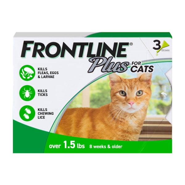 FRONTLINE® Plus for Cats and Kittens Flea and Tick Treatment  3 CT