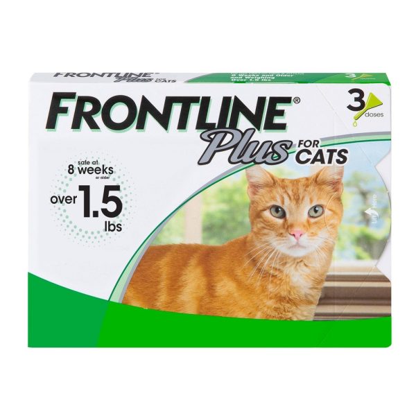 FRONTLINE® Plus for Cats and Kittens Flea and Tick Treatment  3 CT - Image 3