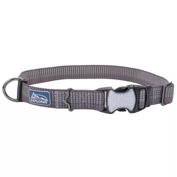076484364662 K9 Explorer Brights Reflective Adjustable Dog Collar, Mountain - Extra Small - 0.625 x 8-12 in.