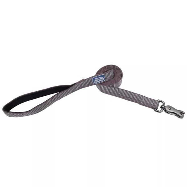 076484364839 K9 Explorer Brights Reflective Dog Leash, Mountain - Small & Medium - 0.625 x 6 in.