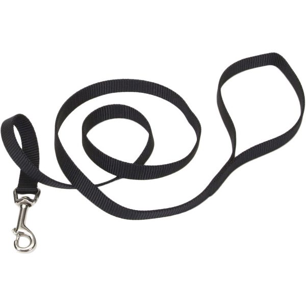 5/8  Single-Ply Nylon 6  Training Dog Leash-Black - Image 4