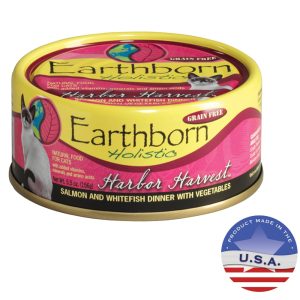 Earthborn Holistic Harbor Harvest Tuna  Salmon & Whitefish All Stages Wet Cat Food  5.5 Oz