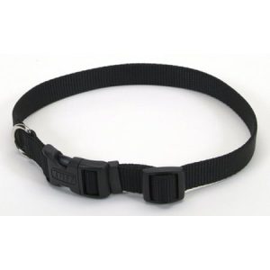 COASTAL PET PRODUCTS, INC. 6962 1 ADJUSTABLE NYLON COLLAR 20 BLACK