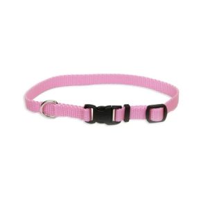 COASTAL PET PRODUCTS  INC. 6962 1 ADJUSTABLE NYLON COLLAR 20 PINK
