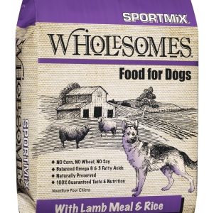 SportMix Wholesomes Lamb Meal & Rice Formula Dry Dog Food  40 Lb