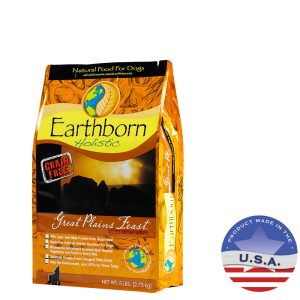 Earthborn Holistic Grain-Free Great Plains Feast with Bison Adult Dry Dog Food, 5 lb