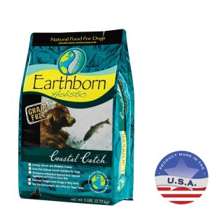 Earthborn Holistic Grain-Free Coastal Catch Natural Dry Dog Food, 5 lb